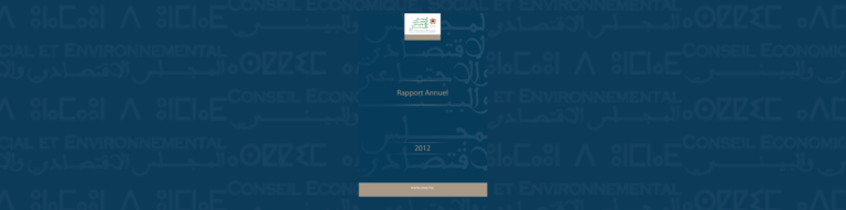 Bannière illustrative du rapport annuel 2012