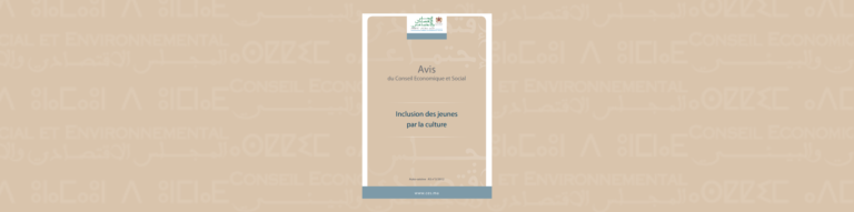 Bannière illustrative de l'auto-saisine sur "l'inclusion des jeunes par la culture"