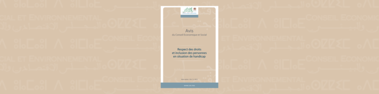 Bannière illustrative de l'auto-saisine sur "le respect des personnes en situation de handicap"