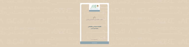 لافتة للإحالة الذاتية للمجلس رقم 19-2015 حول "الاقتصاد الاجتماعي والتضامني"