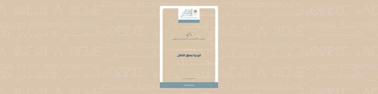 Bannière du thème relatif à l'auto-saisine 37 portant sur la version arabe de l'avis sur migration et le marché du travail