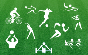 Icônes représentant plusieurs disciplines sportives