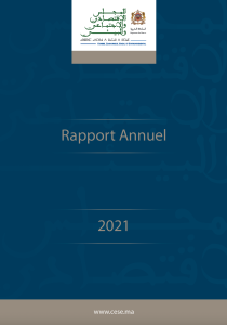 Page de garde du rapport annuel 2021 en français