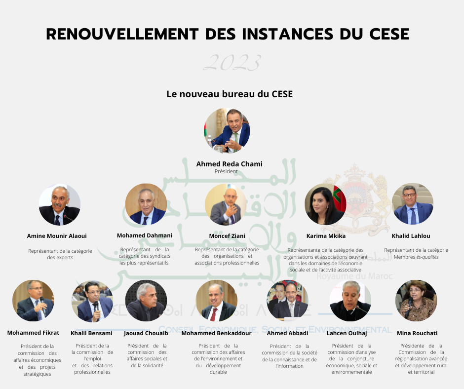 Renouvellement des instances du CESE