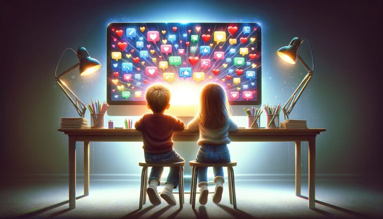 photo illustrative: enfance et réseaux sociaux