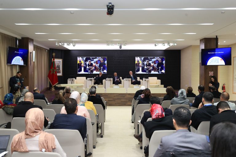 Photo de la rencontre tenue par le CESE, le 30 janvier 2025, pour présenter son avis sur la protection des enfants sur l'environnement numérique